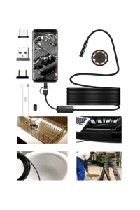 Yılan Kamera 15 Metre Profesyonel Logar Endoskop Ledli Kamera